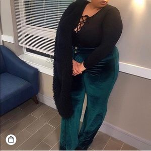 COPY - Grisel. “Queen Of Kings” Velvet Wide Leg Pants